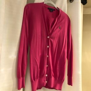 Pink Ralph Lauren Cardigan